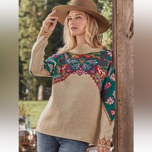 Sundance Journey East Sweater Sixe Small